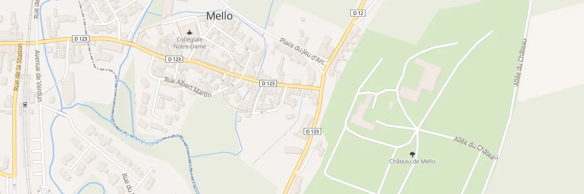 Plan du 3B Grande Rue à Mello