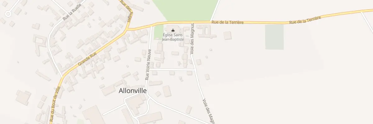Plan du 8 Vc des Magnus à Allonville