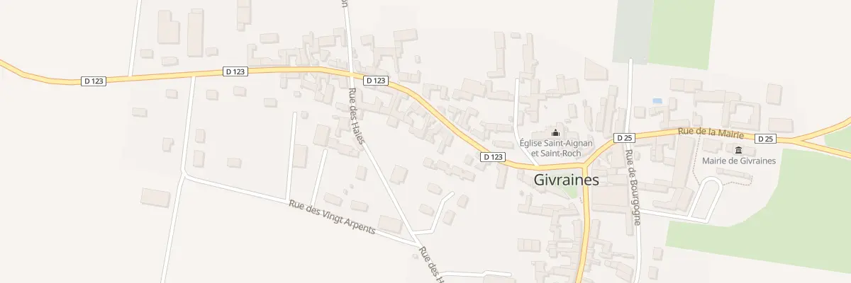 Plan du 9 Rue de Yevre à Givraines