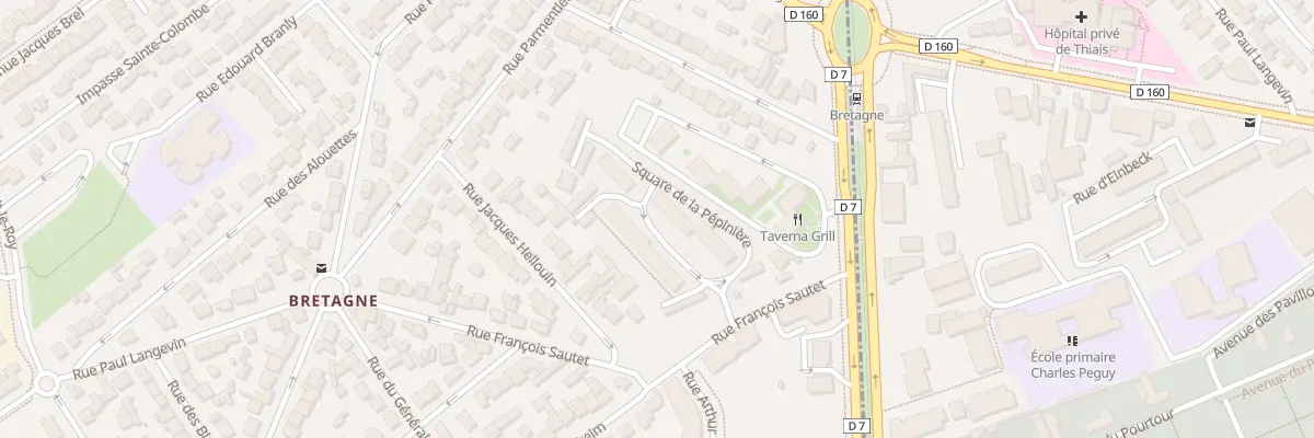 Plan du 14 Rue François Sautet à Chevilly-Larue