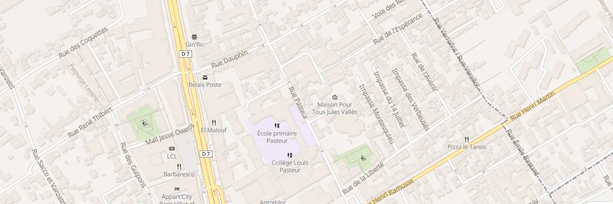 Plan du 55B Rue Pasteur à Villejuif