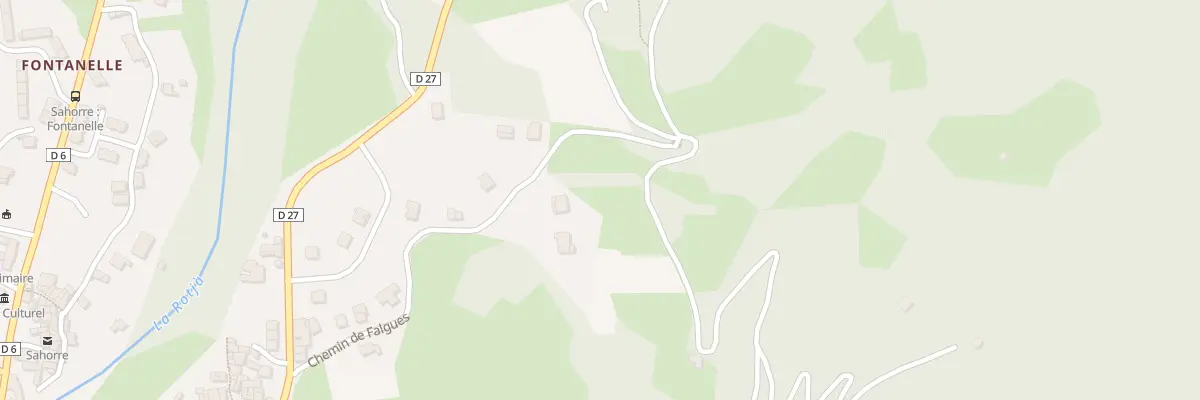 Plan de Lo Barnou à Sahorre