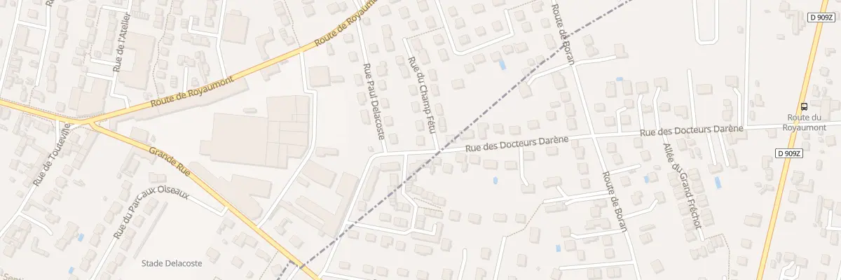 Plan du 5288 Rue Docteurs Darene à Asnières-sur-Oise