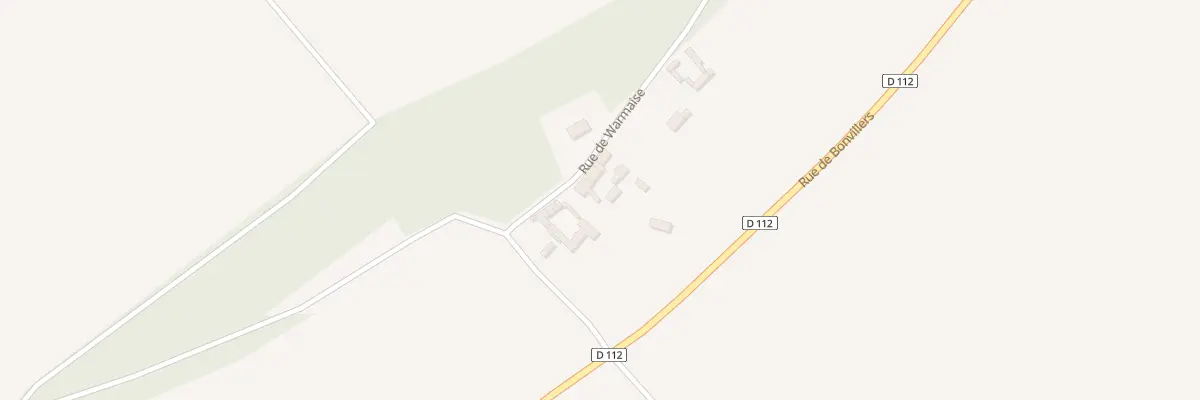 Plan du 5001F Rue de Bonvillers à Chepoix
