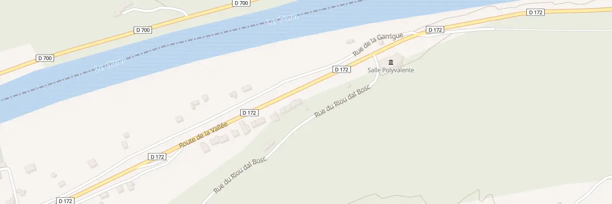 Plan du 1009 Rte de la Vallee à Ambialet