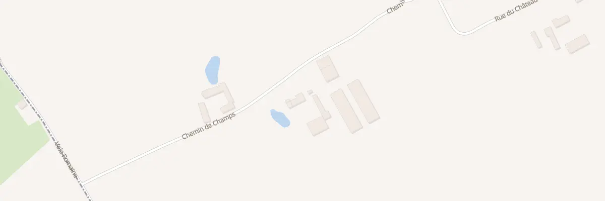Plan du 2 Che de Champs à Steene