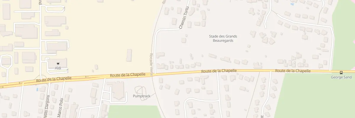 Plan du 134 Rte de La Chapelle à Bourges