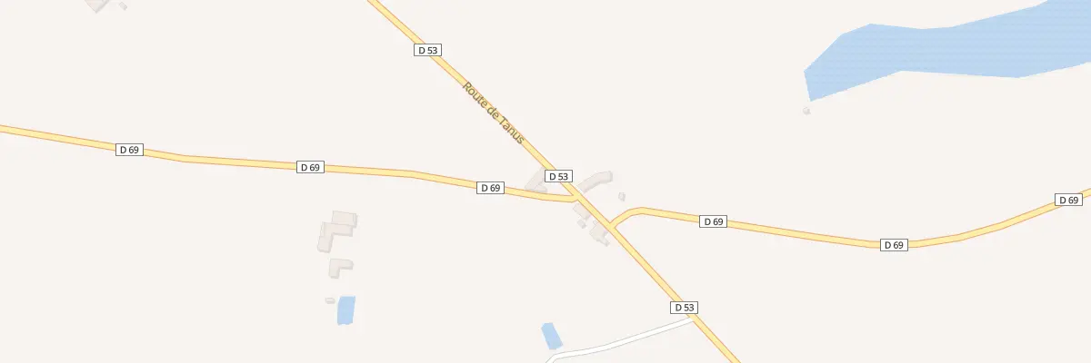 Plan du 41 Rte de Tanus à Lédas-et-Penthiès