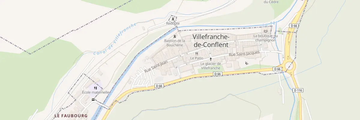Plan du 3 Pl de l’Eglise à Villefranche-de-Conflent