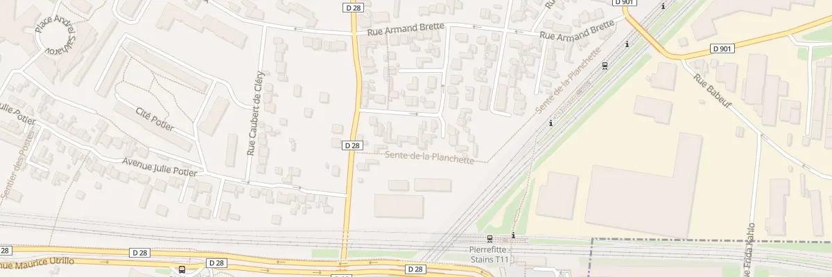 Plan du 10 Rue du Parc Pierrefitte-Sur-Se à Saint-Denis