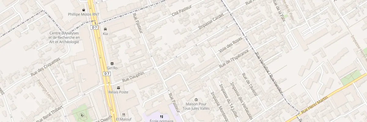 Plan du 10 Rue André Bru à Villejuif