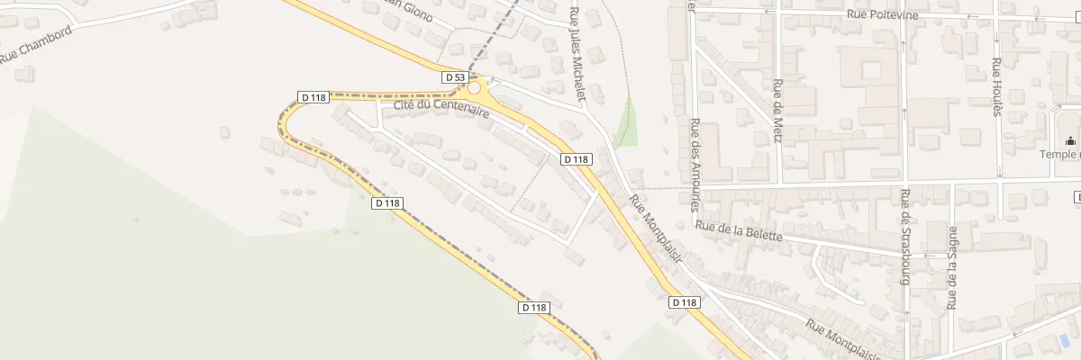 Plan du 9 Rue Cite du Centenaire à Mazamet
