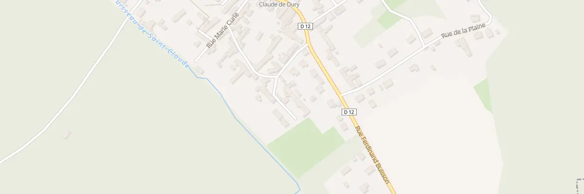 Plan du 63 Imp Pierre Curie à Bury