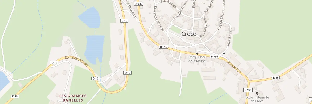 Plan du 71 Gr Grande Rue à Crocq