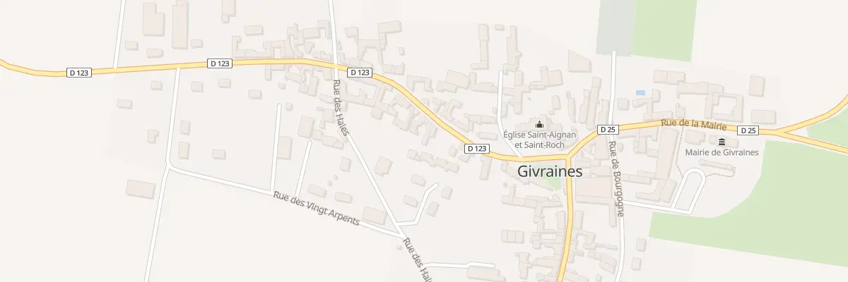 Plan du 7 Rue de Yevre à Givraines