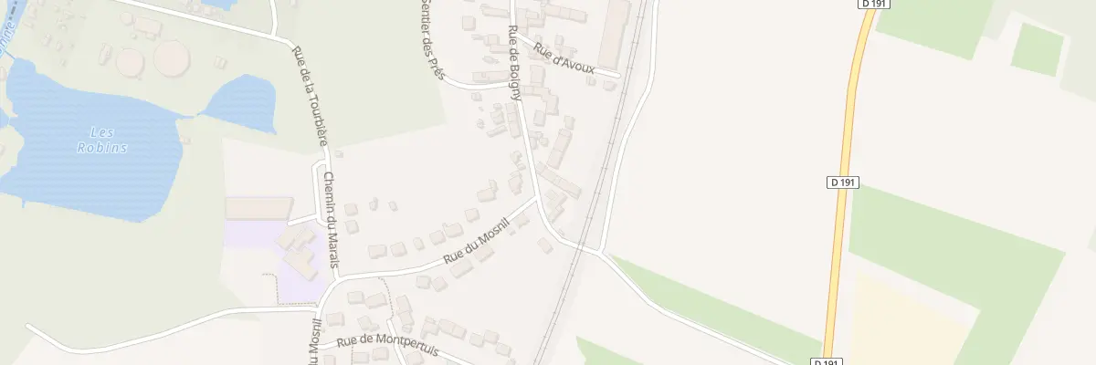 Plan du 6B Rue de Boigny à Baulne