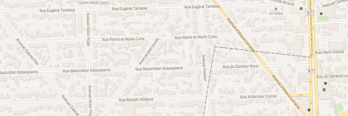 Plan du 50 Rue Maximilien Robespierre à Paray-Vieille-Poste