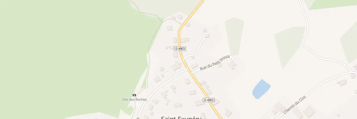 Plan du 55 Rue des Sabotiers à Saint-Exupéry-les-Roches