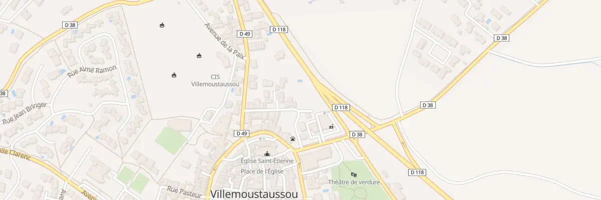 Plan du 11 Rue du Pic de Nore à Villemoustaussou