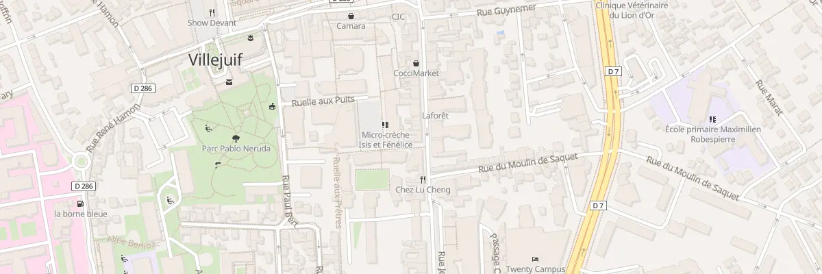 Plan du 78 Rue Jean Jaurès à Villejuif