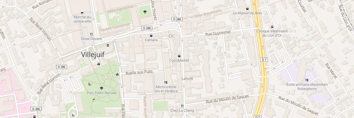 Plan du 60 Rue Jean Jaurès à Villejuif