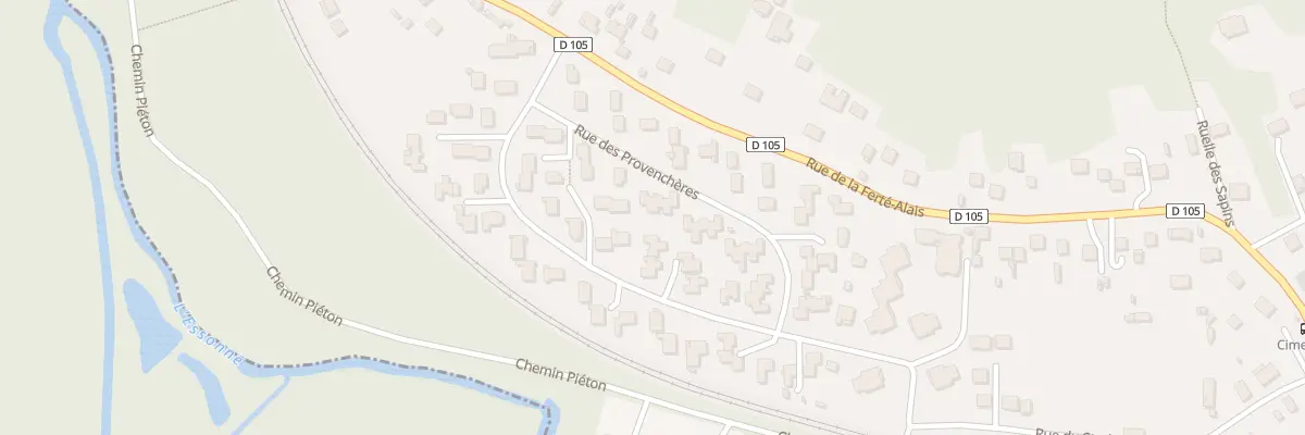 Plan du 68 Rue des Provencheres à Boutigny-sur-Essonne