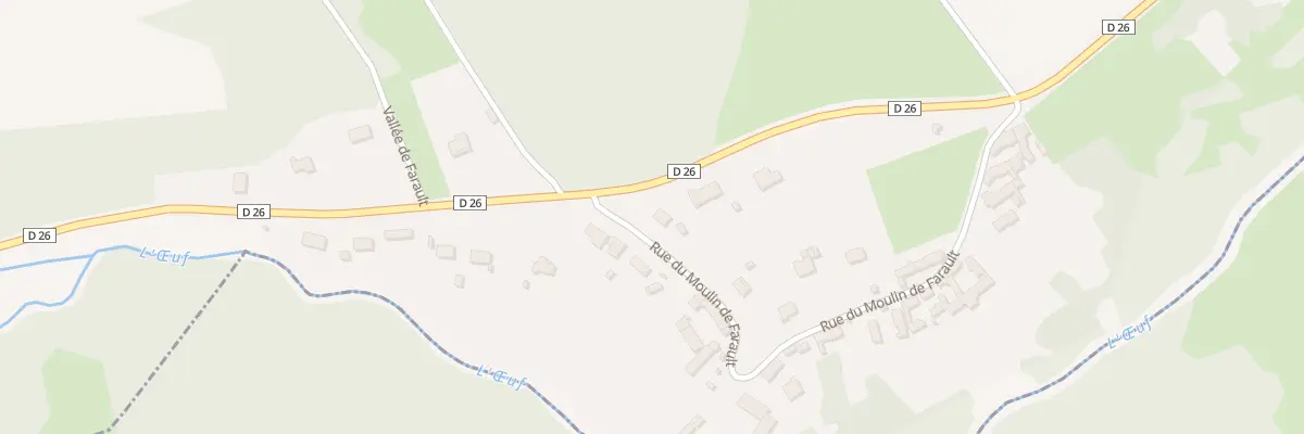 Plan du 24 Rue du Moulin de Farault à Aulnay-la-Rivière