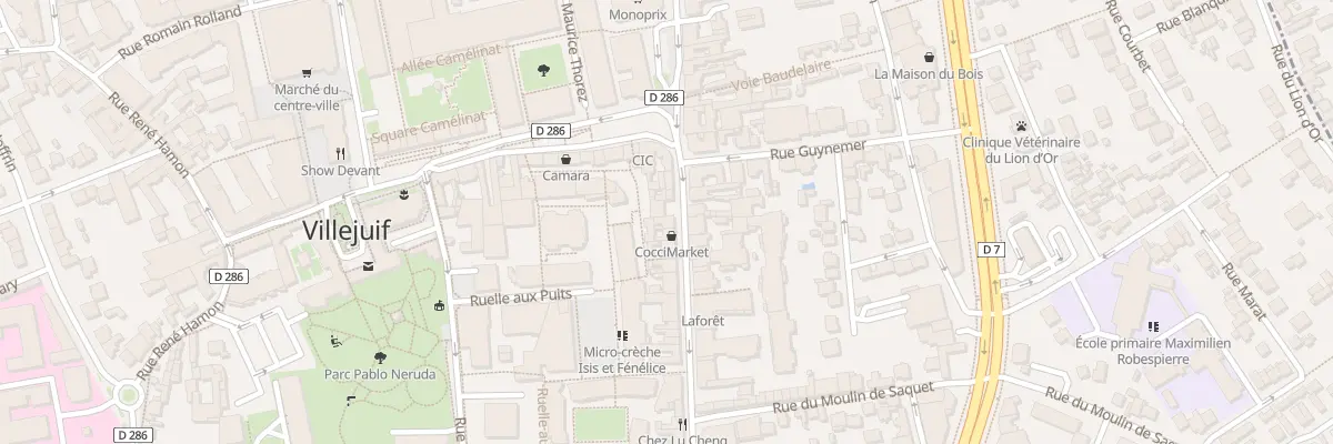 Plan du 56 Rue Jean Jaurès à Villejuif