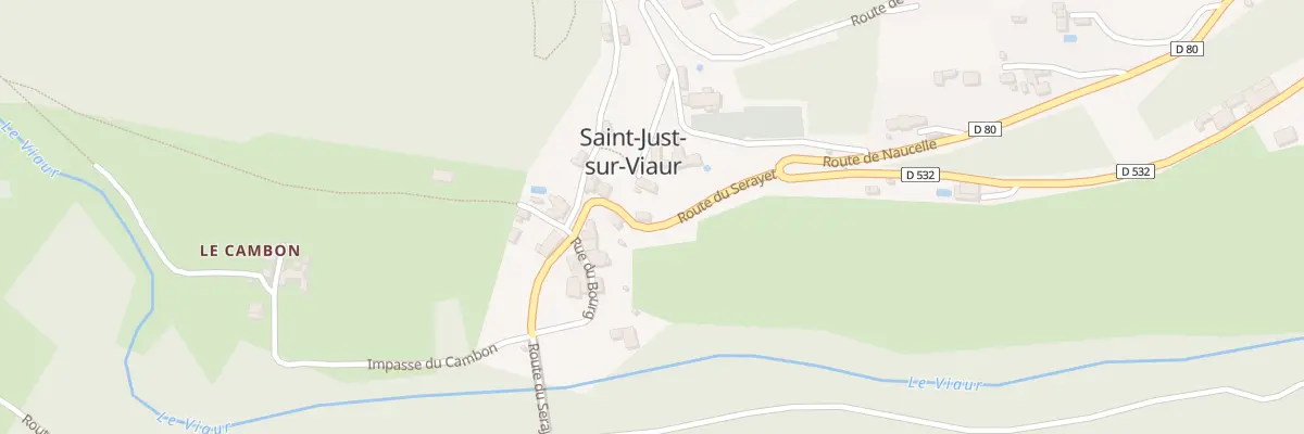 Plan du 5003 Saint Just sur Viaur à Saint-Just-sur-Viaur