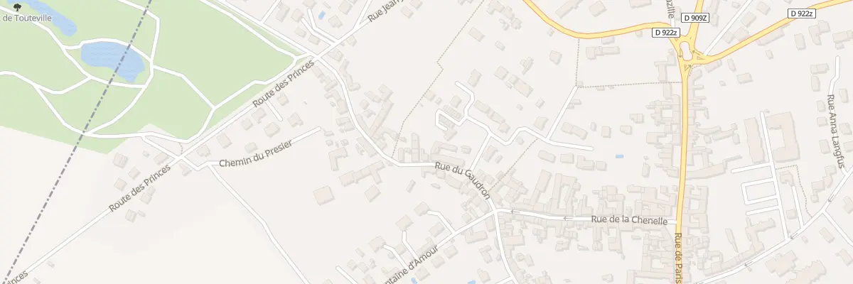 Plan du 14 Rue du Gaudron à Viarmes