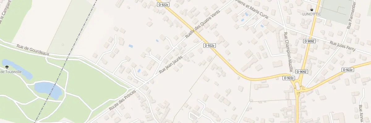 Plan du 7 Rue Jean Jaurès à Viarmes