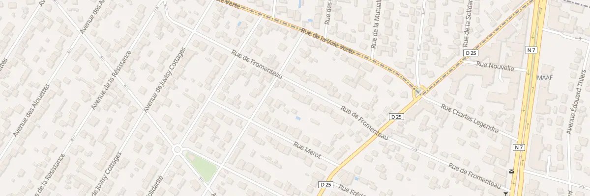 Plan du 45 Rue Fromenteau à Juvisy-sur-Orge