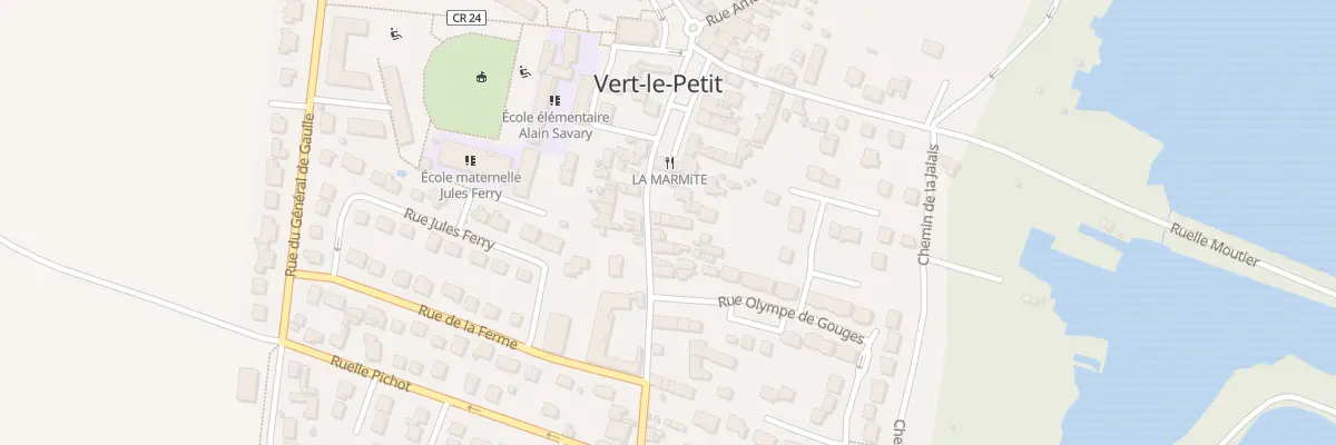 Plan du 15A Rue du Général Leclerc à Vert-le-Petit