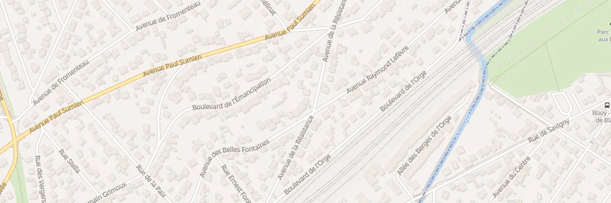 Plan du 17 Av de la Resistance à Savigny-sur-Orge