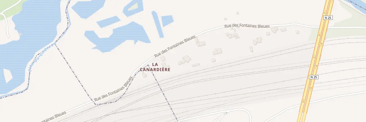 Plan du 4 Rue des Fontaines Bleues à Glisy
