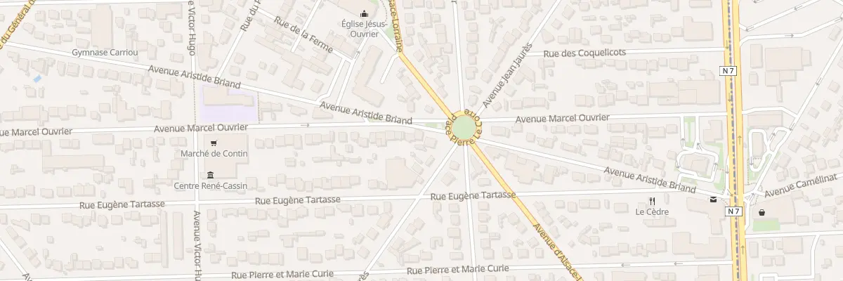Plan du 23 Av Aristide Briand à Paray-Vieille-Poste