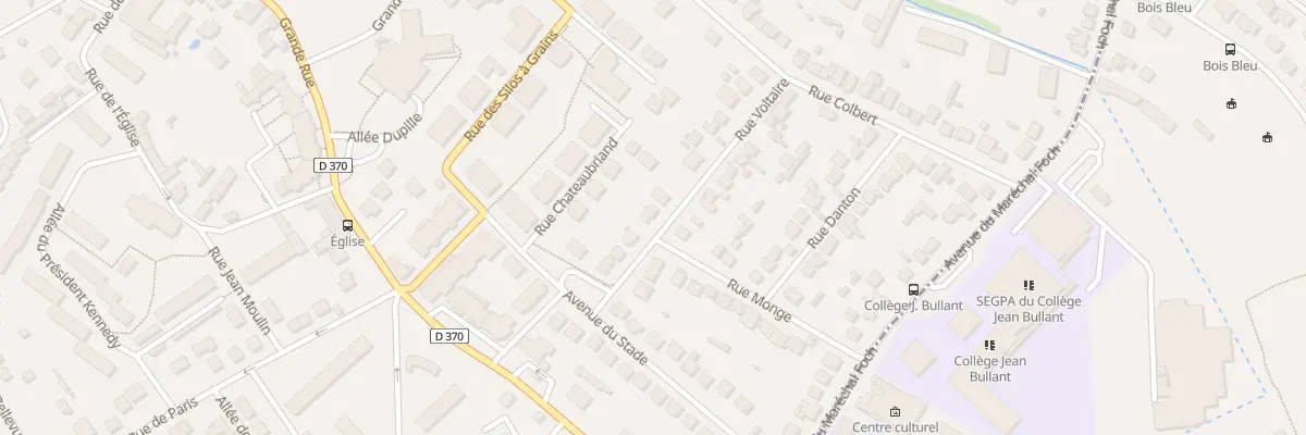 Plan du 20 Rue Voltaire à Ézanville