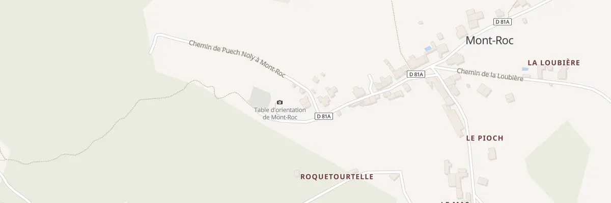 Plan du 25 Rue du Village à Mont-Roc