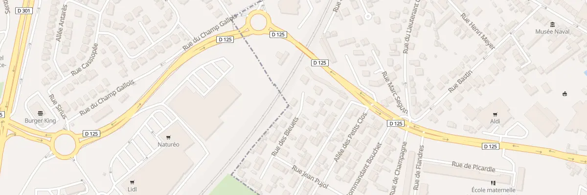 Plan du 7 Pl des Bleuets à Sarcelles