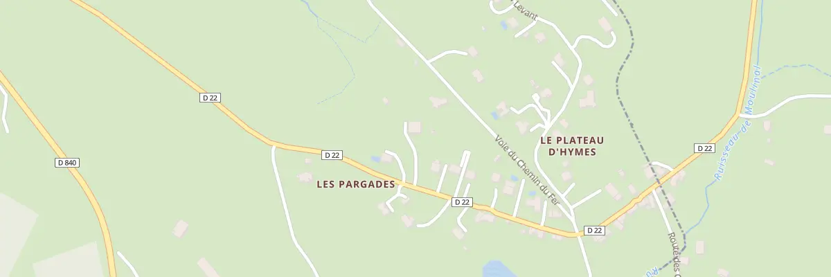 Plan du 873 Rte du Plateau d’Hymes à Auzits