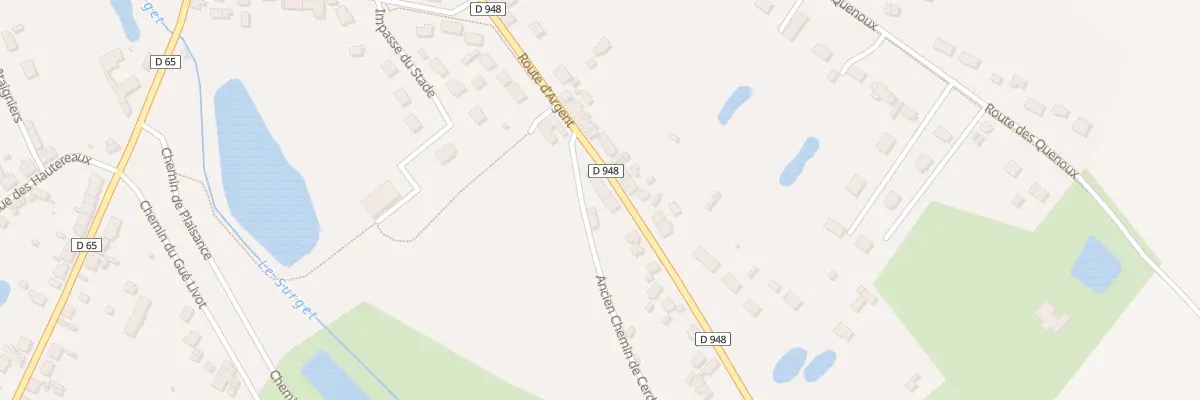 Plan du 62 Rte d’Argent à Cerdon