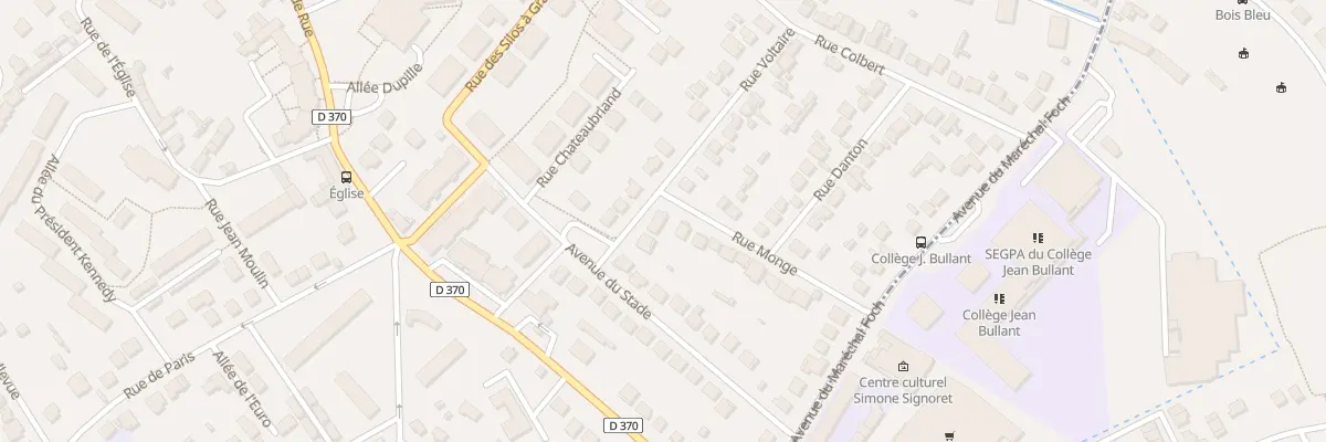 Plan du 21 Rue Monge à Ézanville
