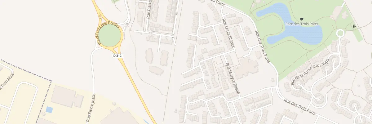Plan du 4 Sq Maurice Bellonte à Bondoufle