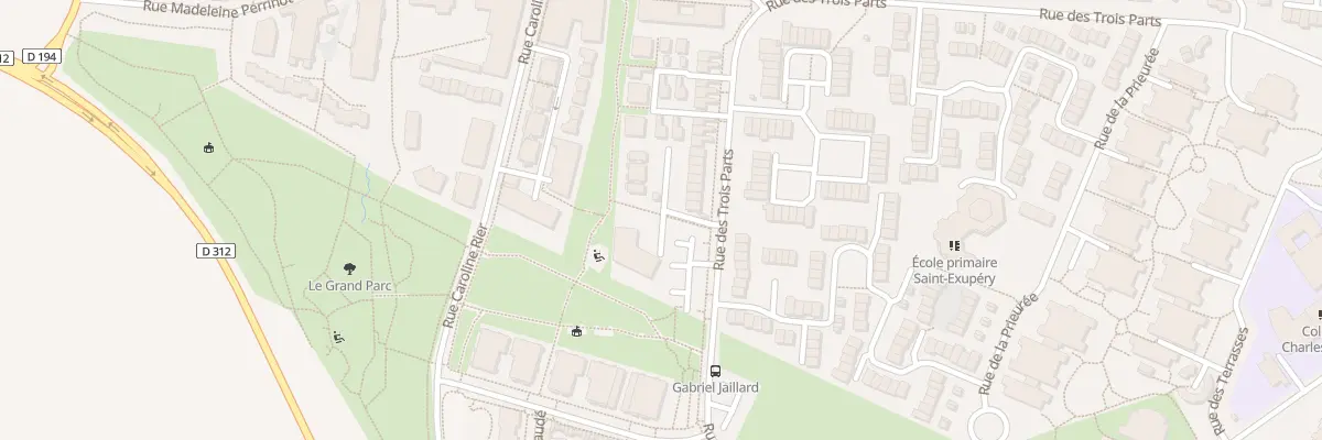 Plan du 12B Rue des Trois Parts à Bondoufle