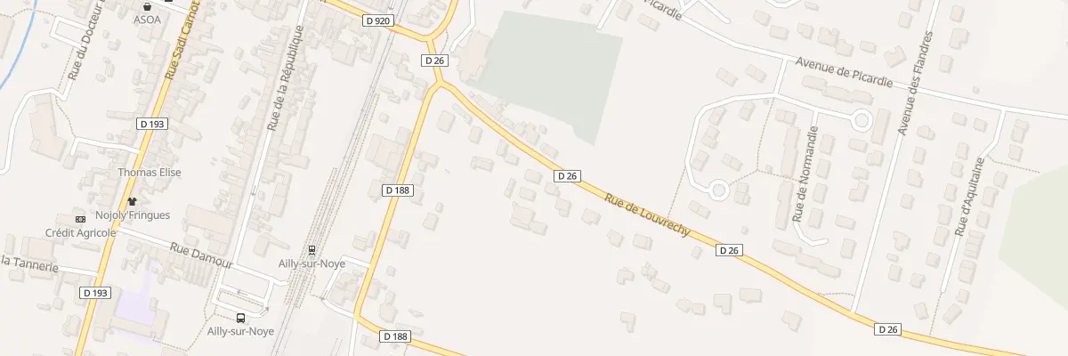 Plan du 8B Rue de Louvrechy à Ailly-sur-Noye