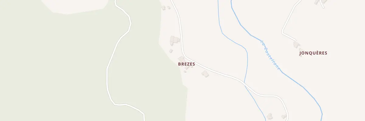 Plan du 224 Brezes à Mosset