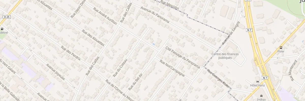 Plan du 1 Rue Andre Aurillon à Savigny-sur-Orge
