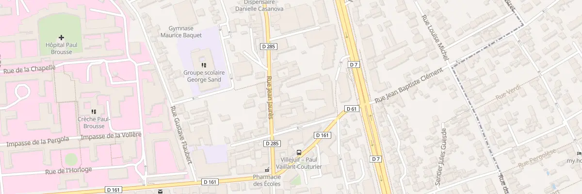 Plan du 17 Rue Jean Jaurès à Villejuif