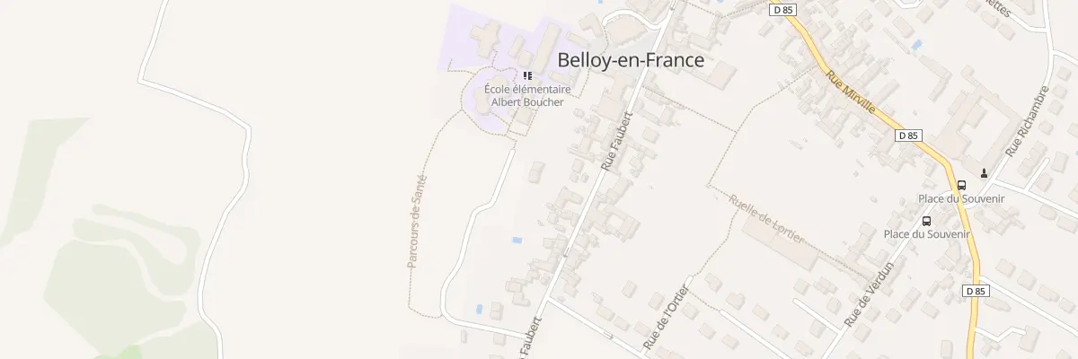 Plan du 28B Rue Faubert à Belloy-en-France
