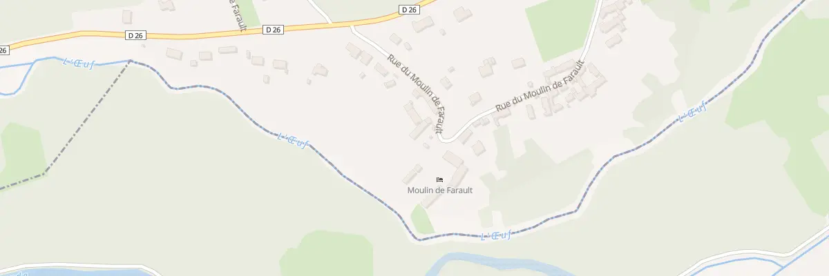 Plan du 27 Rue du Moulin de Farault à Aulnay-la-Rivière